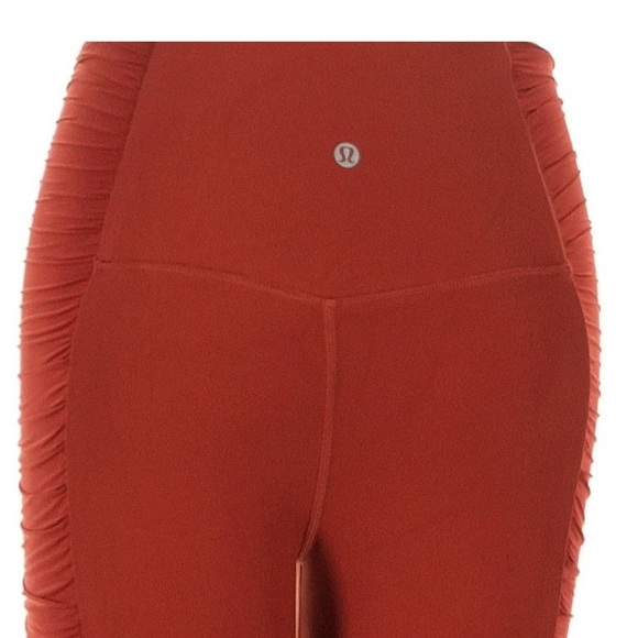 Lululemon Athletica Align High Rise Legging Pant Ruched Cayenne - Picture 2 of 4